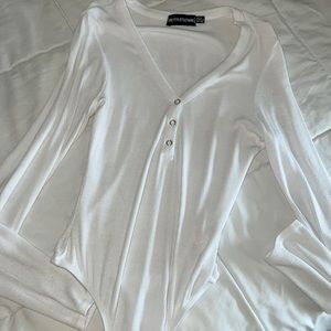 Prettylittlething Bodysuit- white